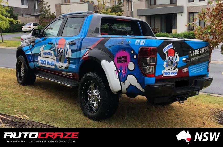 FORD RANGER ROCKER CHROME WITH GLOSS BLACK LIP